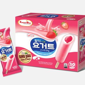 Kem sữa chua siro dâu